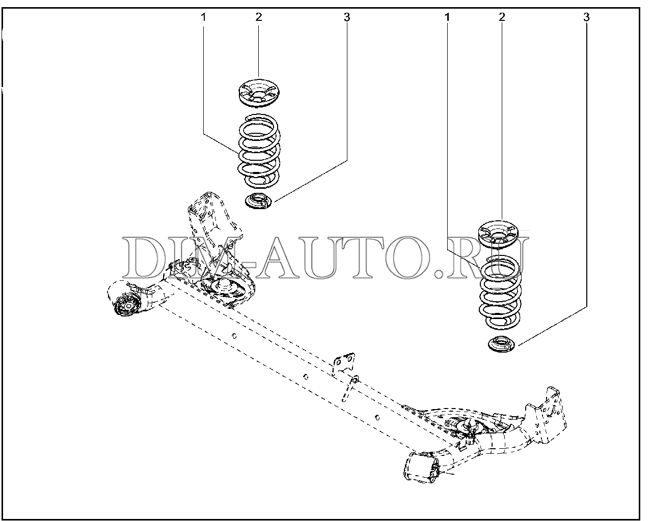 322110. Пружины задние X-RAY