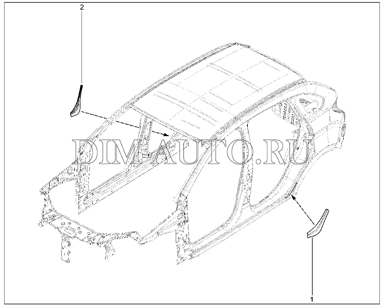 433110. Наклейка антигравийная X-RAY