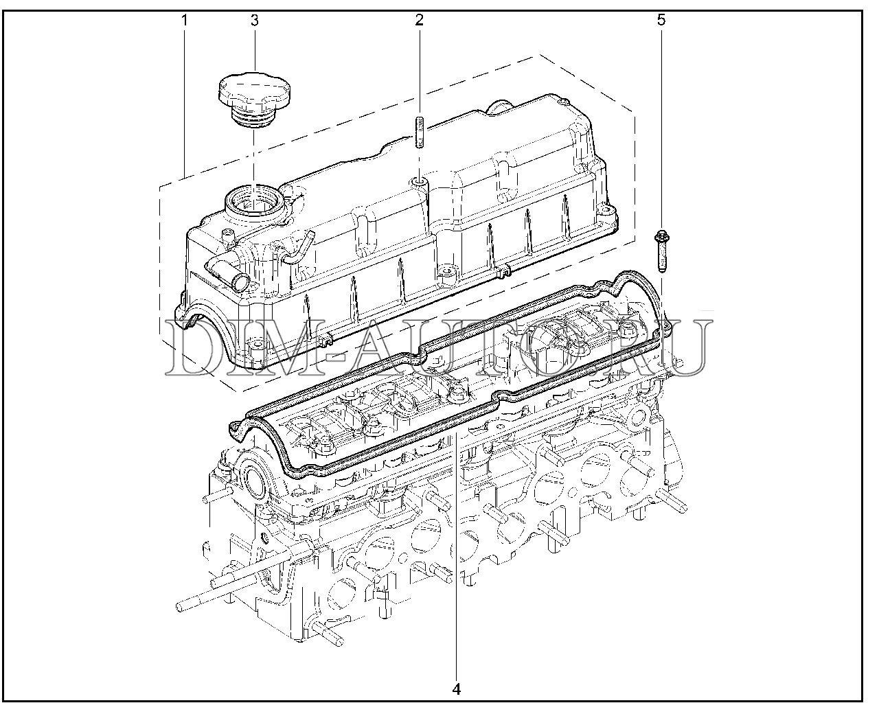 116110. Крышка головки цилиндров (P3M-11182) Granta FL