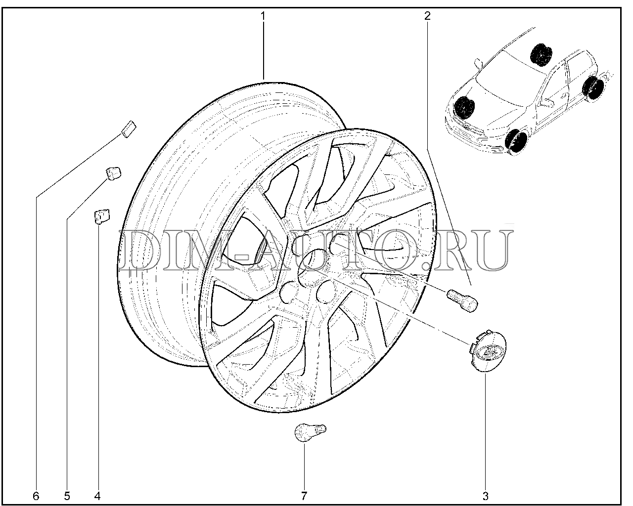 332610. Диск колеса (Drive Active) Granta FL